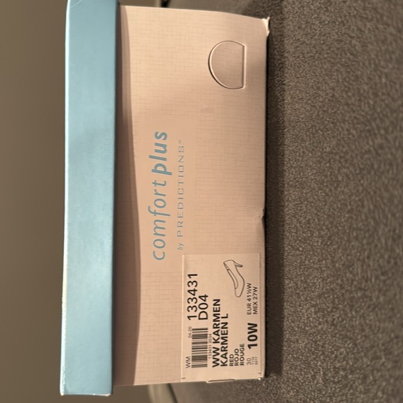 Comfort plus by Predictions, Size 10w, Red heels, Worn one time, like new. - Picture 5 of 5
